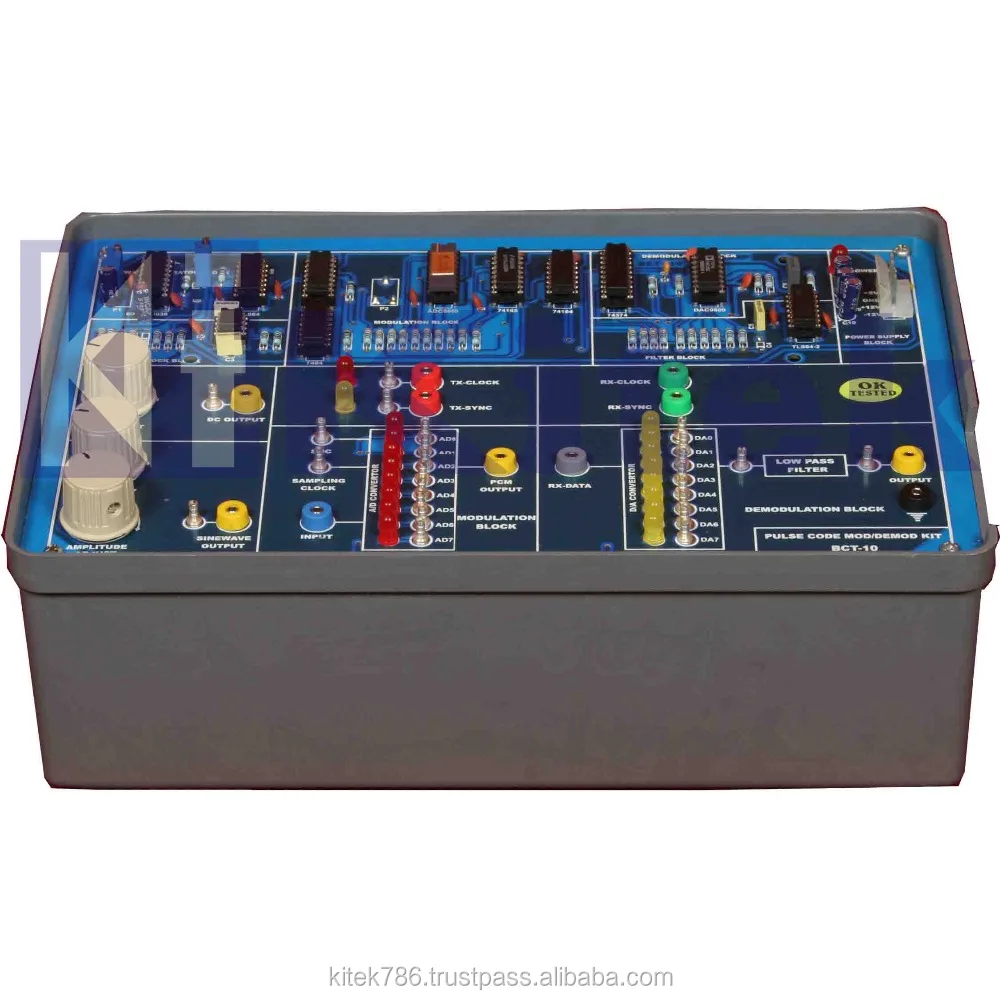 pcm communication trainer kit / digital communication trainer kit / digital modulation trainer kit