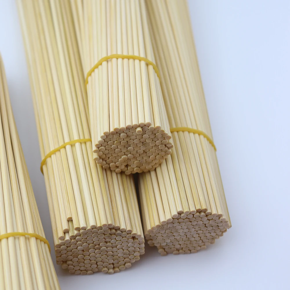 Natural eco-friendly bbq barbeque high popularity round bamboo stick china