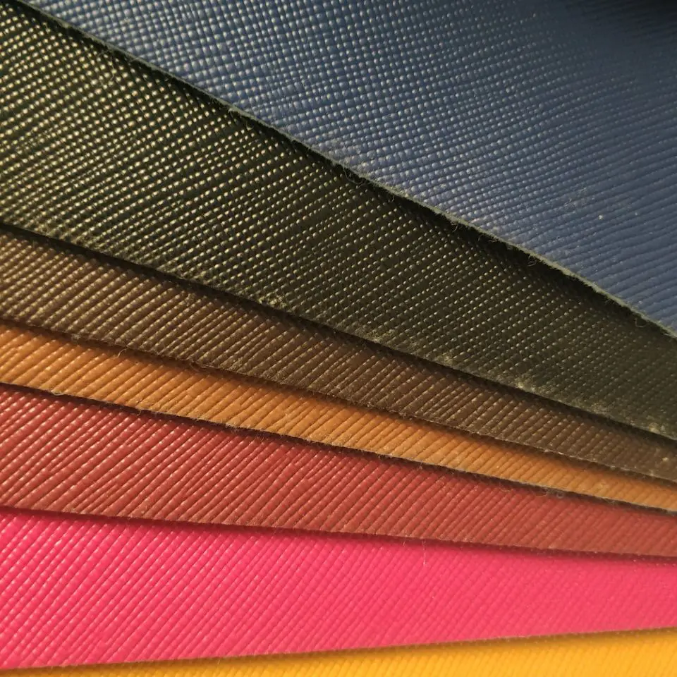 Embossed Synthetic Leather Fabric PVC Leather For sofa furniture car seat uphlostery handbags