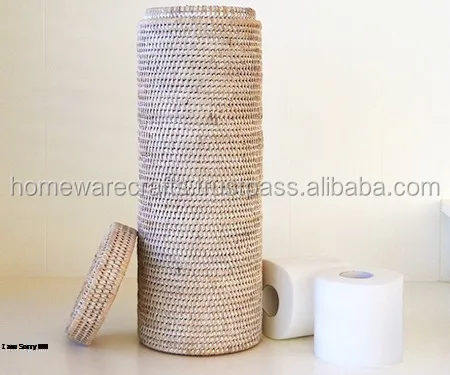 Держатель туалетной бумаги из натурального ротанга/держатель туалетной бумаги ручной работы