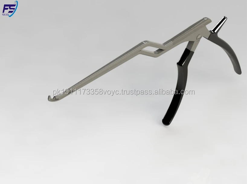 Ортопедические Хирургические инструменты KERRISON Rongeur 7(3 мм UP Bite 40) для шейного отдела позвоночника