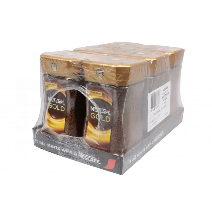
For Nes cafes Gold Instant Coffee 200 Gr Glass Jar 