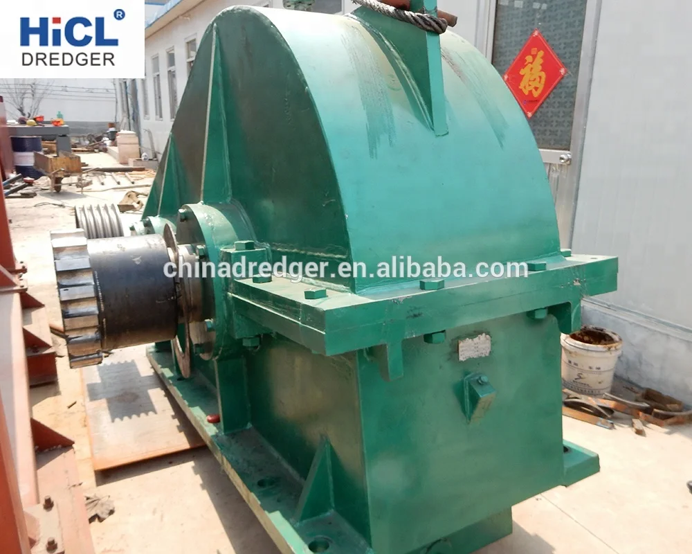 China HICL HBC400 400m3/h bucket chain river sand/gold/diamond dredger/dredging machine