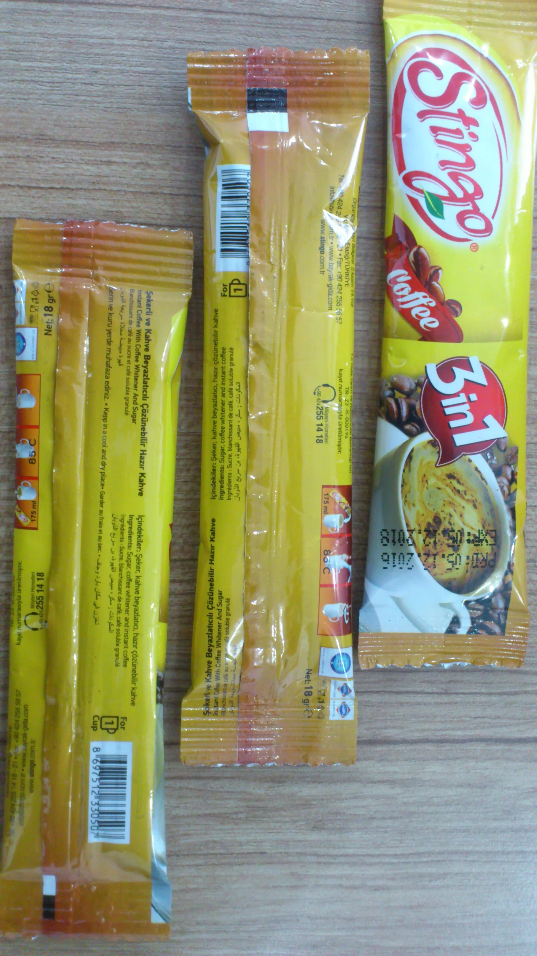 Instant Coffee Mix 3 in 1  with Coffee Non-dairy Cream, Sugar