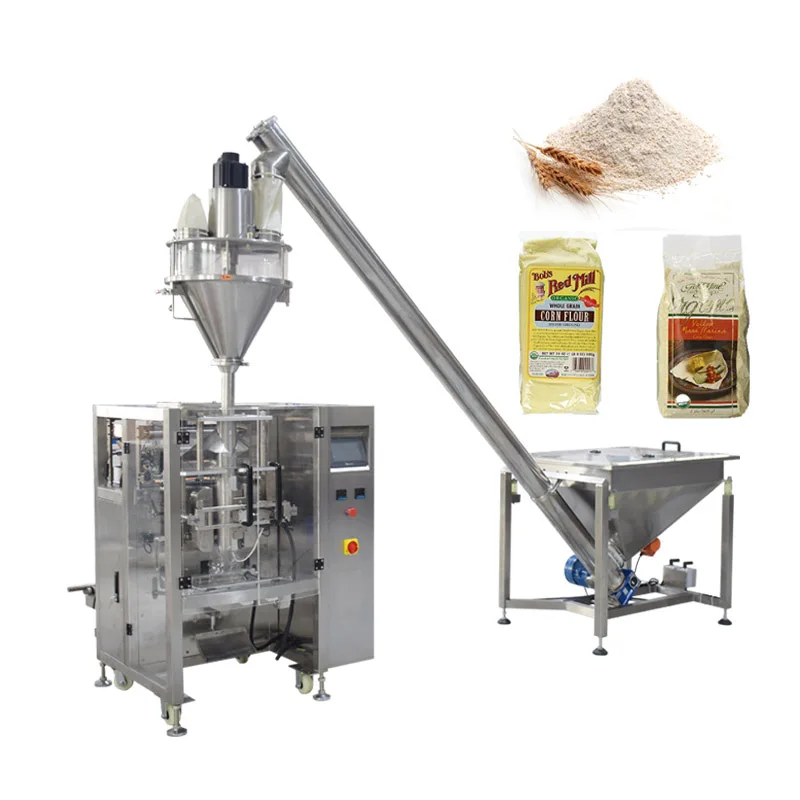 VFFS автоматический весом 1 кг-5 кг мешок кукурузы/кукурузной муки упаковочная машина