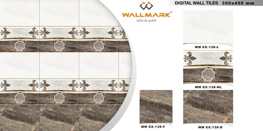 Floor Tile for Kitchen Flowers Pattern Tiles Stick Backsplash  Ceramic Digital Wall Tile in All Standard size