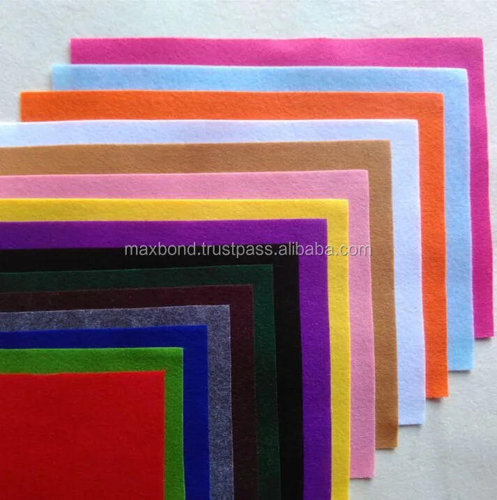 Maxbond brand colored Automotive needle punch non woven fabric rolls, needle punch felt industrial polyester felt Vietnam