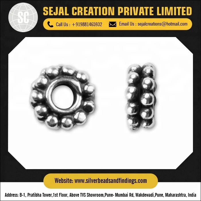 Высококачественные бусины из стерлингового серебра