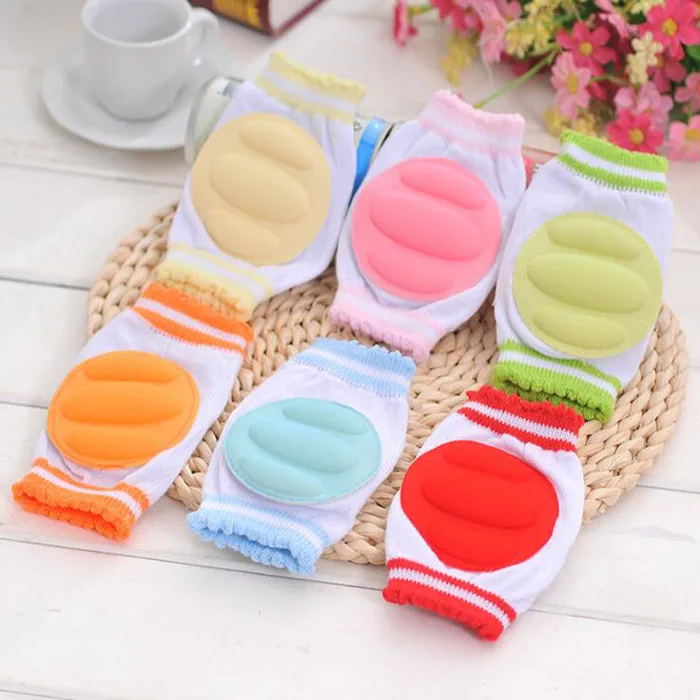 2019 breathable Children cute cotton baby crawling knee pads