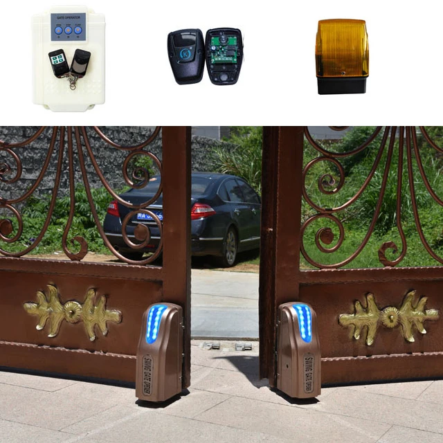 OMKER Waterproof Electric Remote Control Door Motor Swing Gate Opener