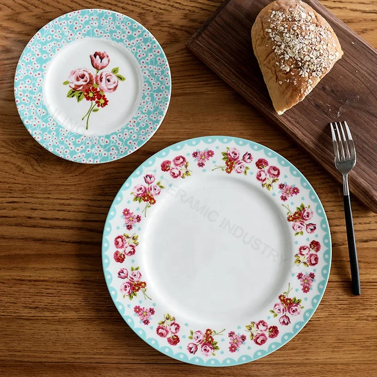 Chinese Coffee set Ceramic porcelain tea Set with flower design coffee tea sets japanese tea cup teapot