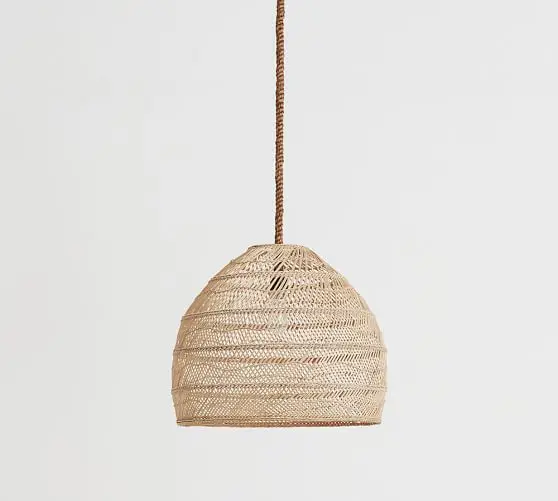 
Hot selling home decor restaurant natural pendant hanging decorative light rattan lamp shade  (62003830708)