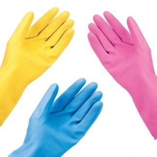 
Latex Flocklined Household Gloves from Malaysia 