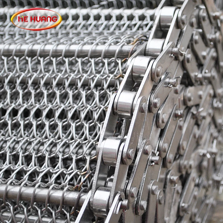
Stainless steel Chain conveyor belt mesh /wire mesh conveyor belt (China supplies) 