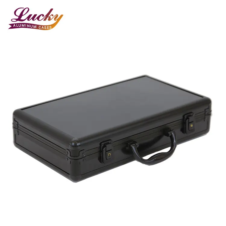 Heavy Duty Watch Case Black Aluminum Watch Box