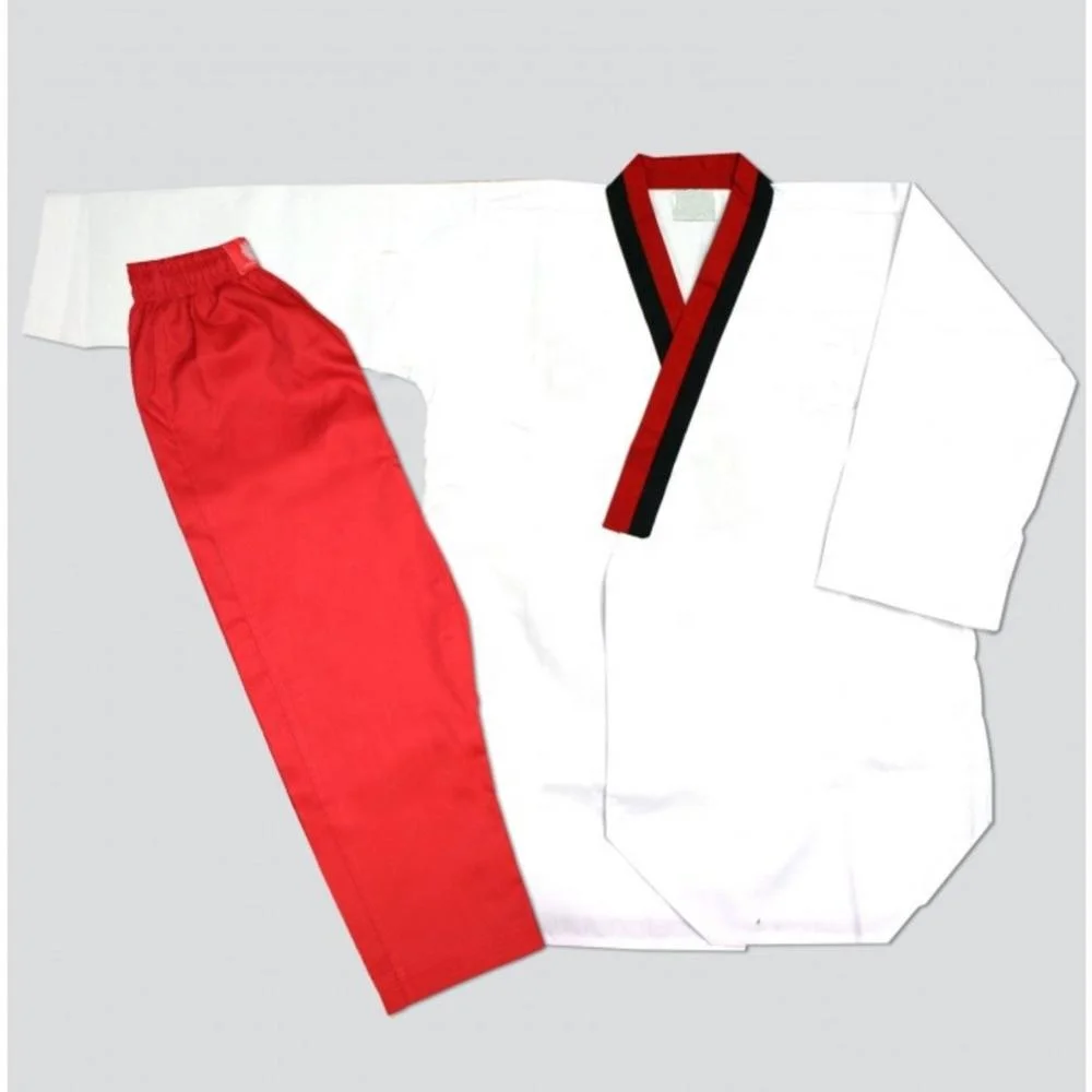 Taekwondo uniforms WTF Custom Taekwondo Uniform White black Yellow Red taekwondo uniform