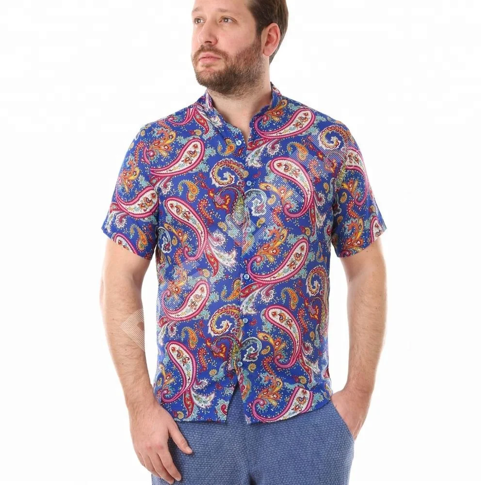 Saks Blue Colored Wholesale Jacquard Nice Shirts for Men with Custom Packing Private Label Service and Fast Shipping %100 Cotton