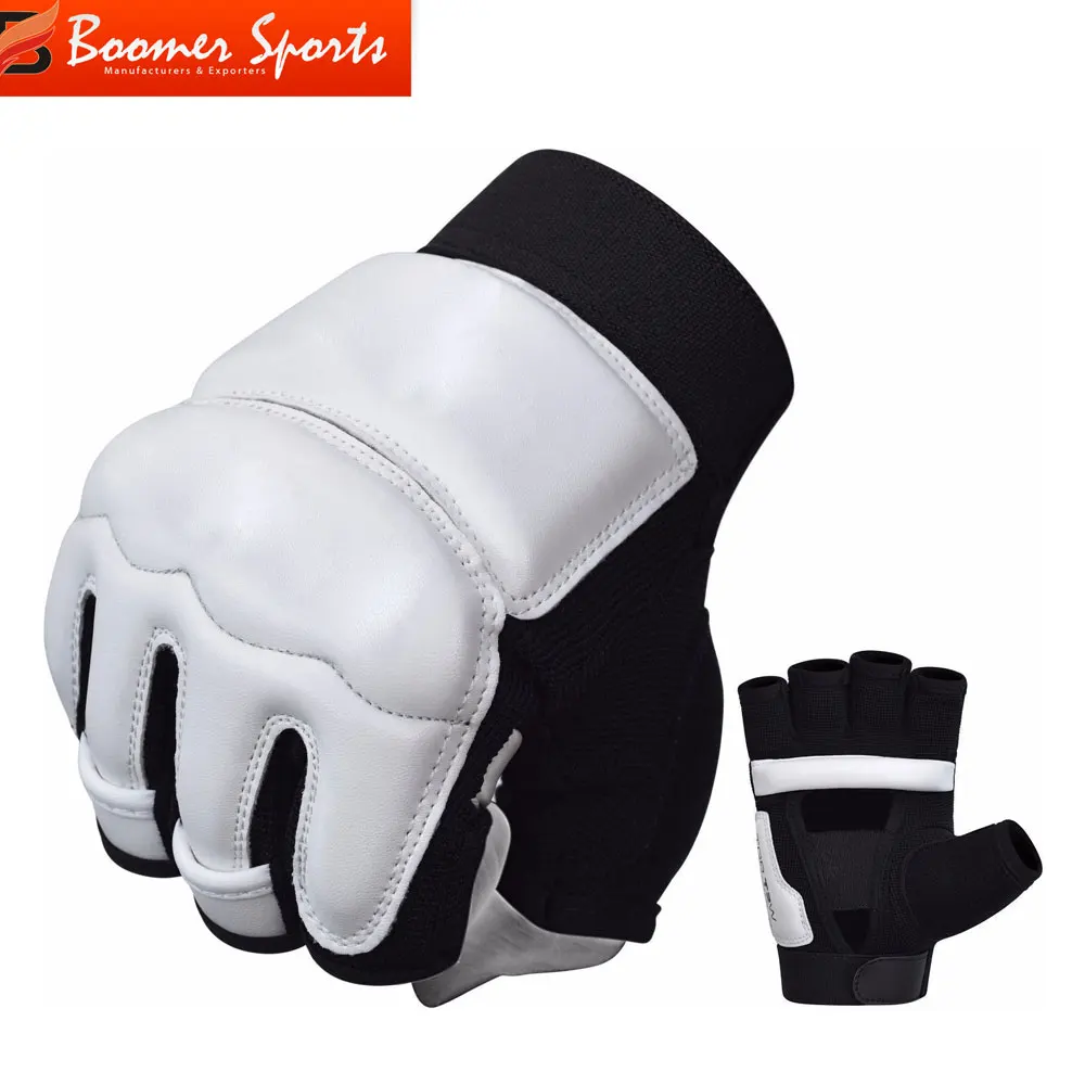Boxing MMA Martial arts Custom PU Leather Gloves High Quality Material