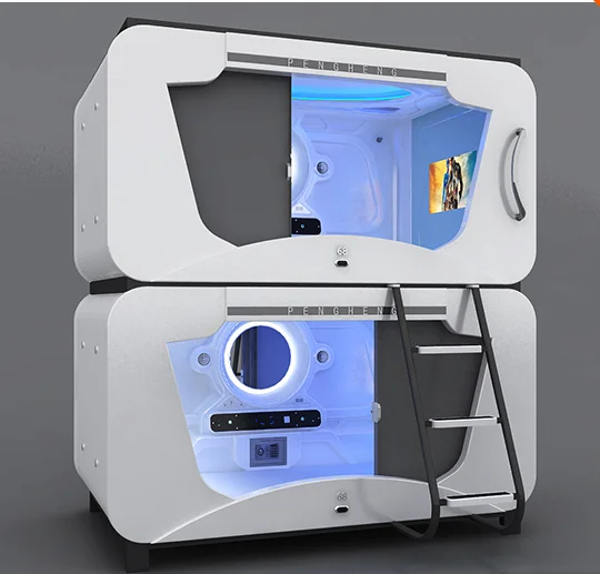 Stylish bed designs capsule hotel bed factory price bunk beds double for express hotel, AirBnB,short time suit