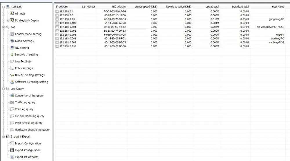 Network information security monitoring and protecting software