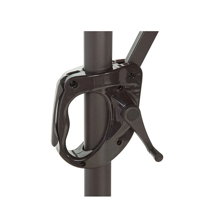 Garden 360 Degree Rotation Steel Pole Parts Square Outdoor Hanging Umbrella