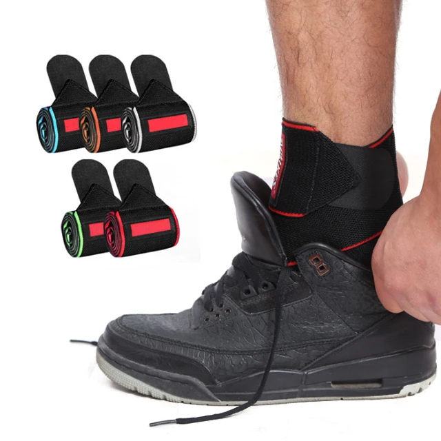 Лидер продаж 2019 amazon, эластичный баскетбольный фиксатор голеностопа, компрессионная поддержка для спорта