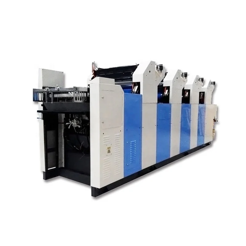 Hot Sale New Four 4 Colour ZR462II Mini Offset Printing Machine Price List Paper Cups 4color Offset Printing Machine