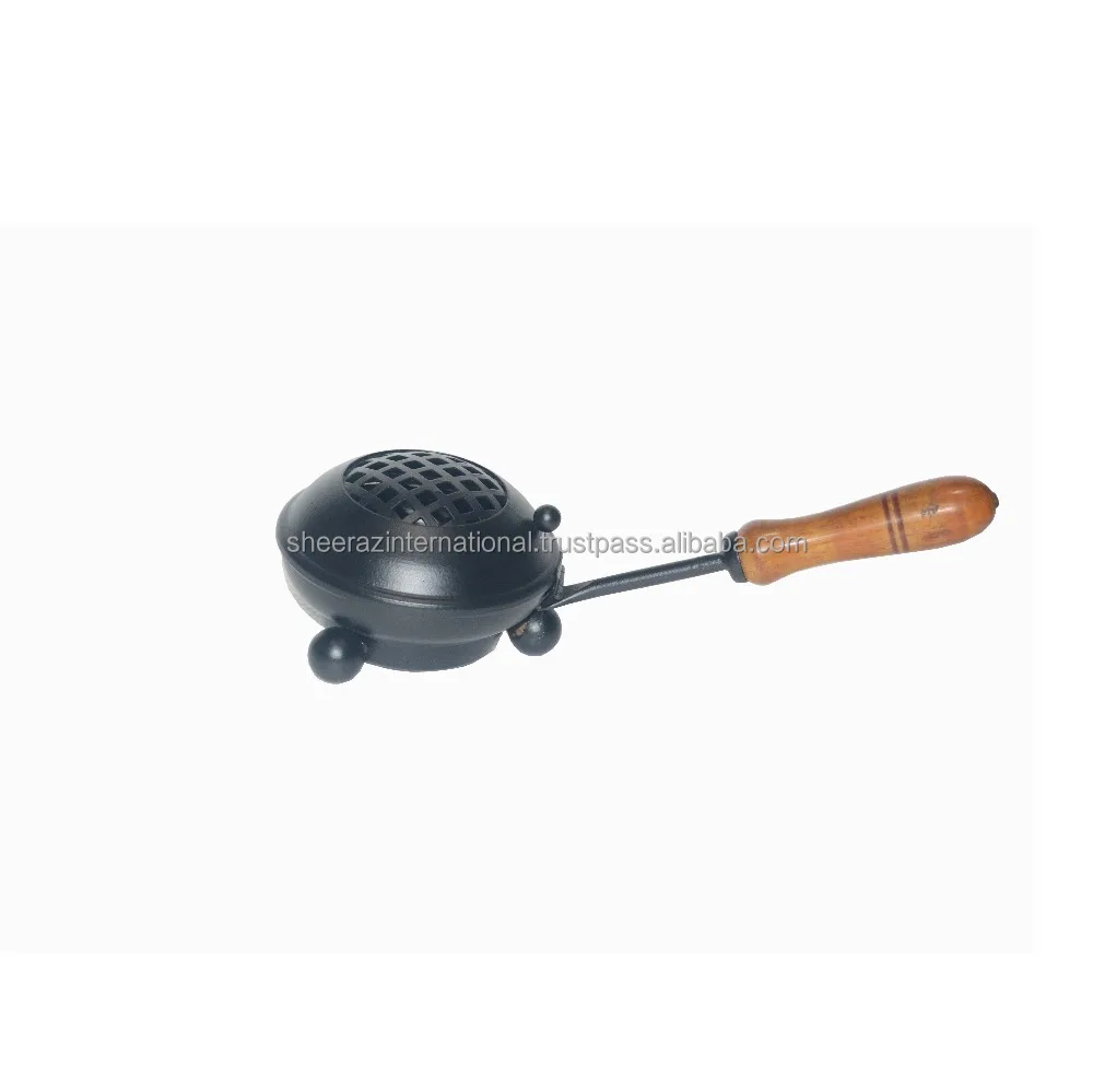 Incense Burner Loban Burner With Handle Dhoop Dhuni Burner Sambrani Dhoop Resin & Home Office Temple Prayer Butler Home Decor