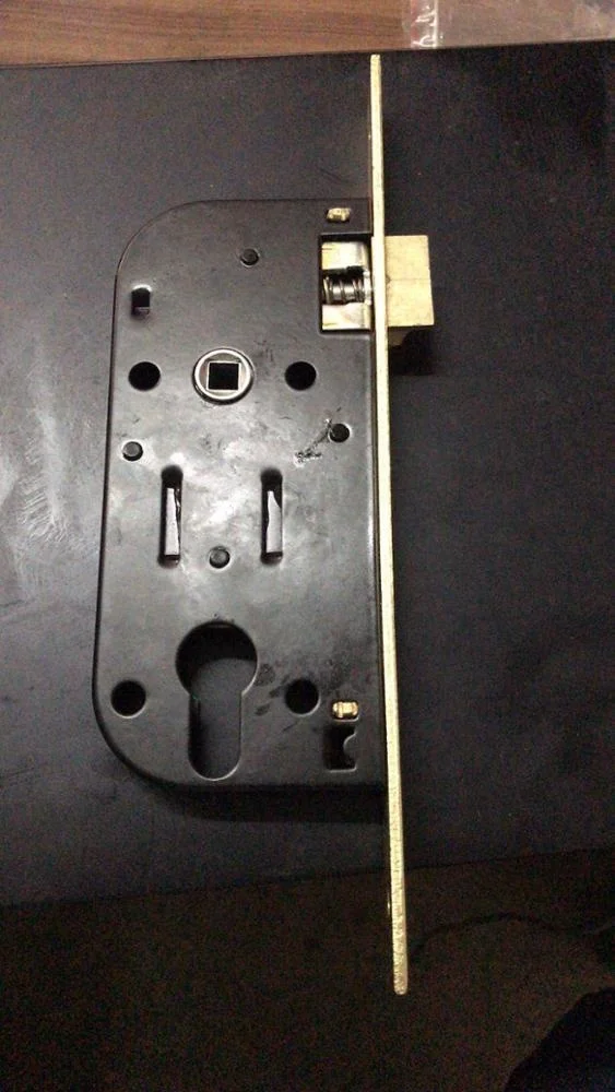 Hot sale door lock with iron front plate for Morocco market