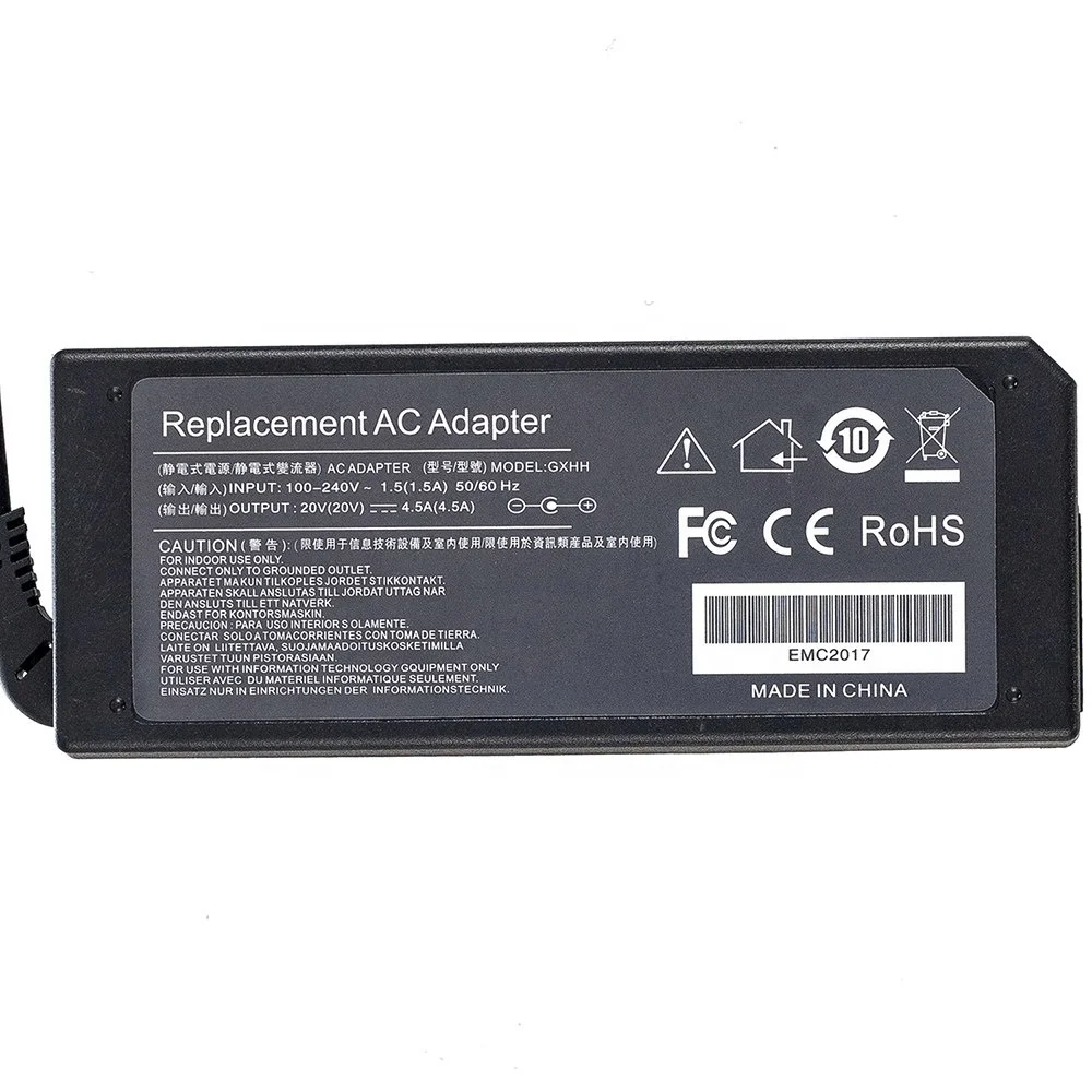 20V 4.5A 90W AC Laptop Power Adapter Charger For Lenovo ThinkPad E40 E50 X60 T60 T61 Z60 R60 R400 T400 T500 SL400 SL500 3000