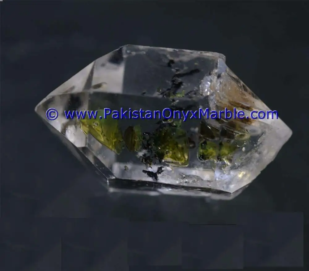 petroleum gemstone Herkimer diamond quartz crystals