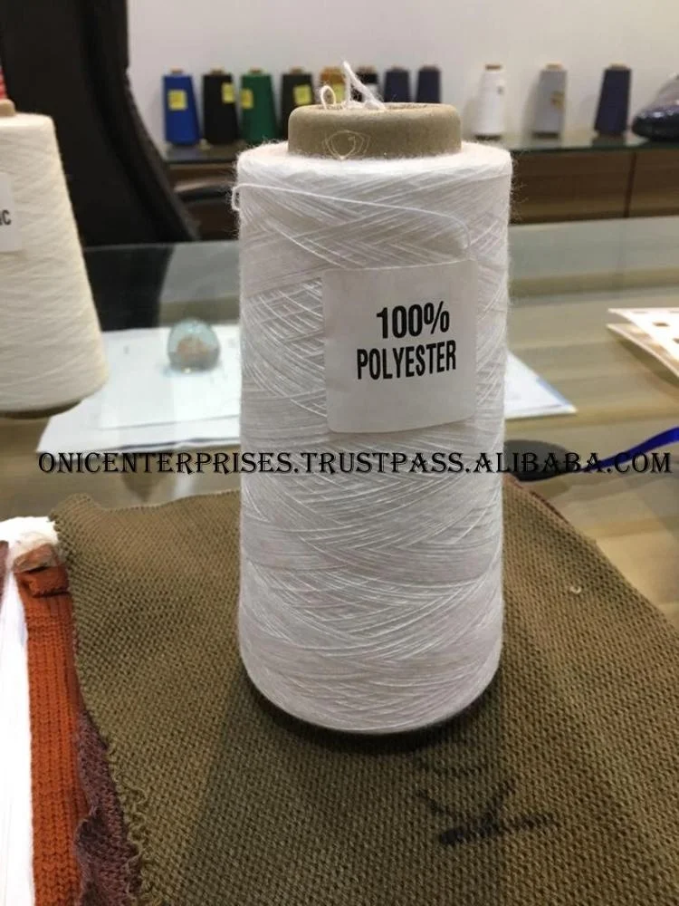 100 полиэфирная переработанная пряжа, акриловая пряжа, меланжевая пряжа-одна организация-все пряжи и все компоненты