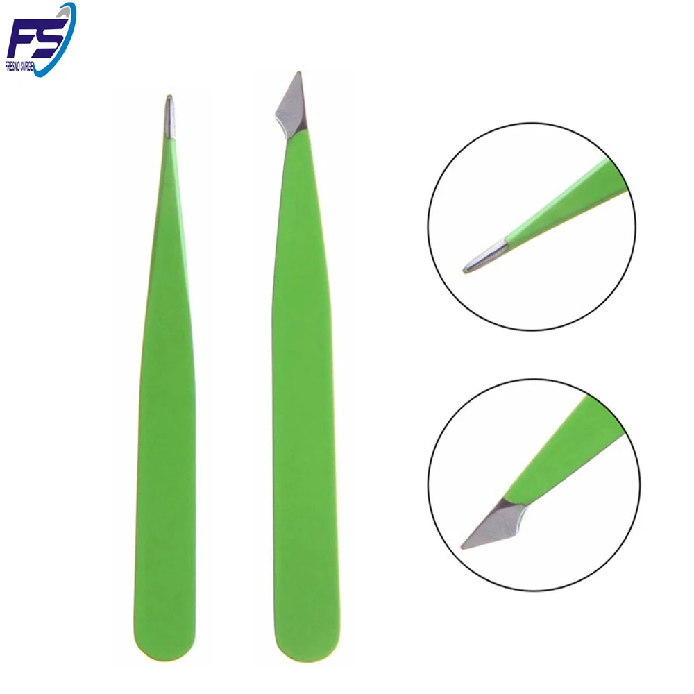 Wholesale Best Selling Volume Eyelash Tweezers High Quality Stainless Steel Custom Private Label Black Laah Tweezers Makeup Tool