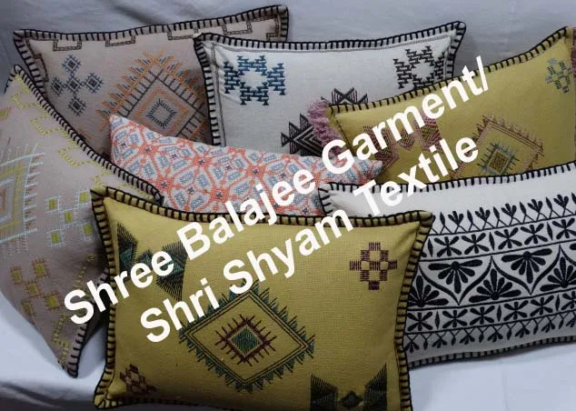 Handmade Embroidered Suzani Throw Cushion  Uzbekistan Style Embroidery Ethnic Indian Embroidery Kantha Work  mirrored pillow