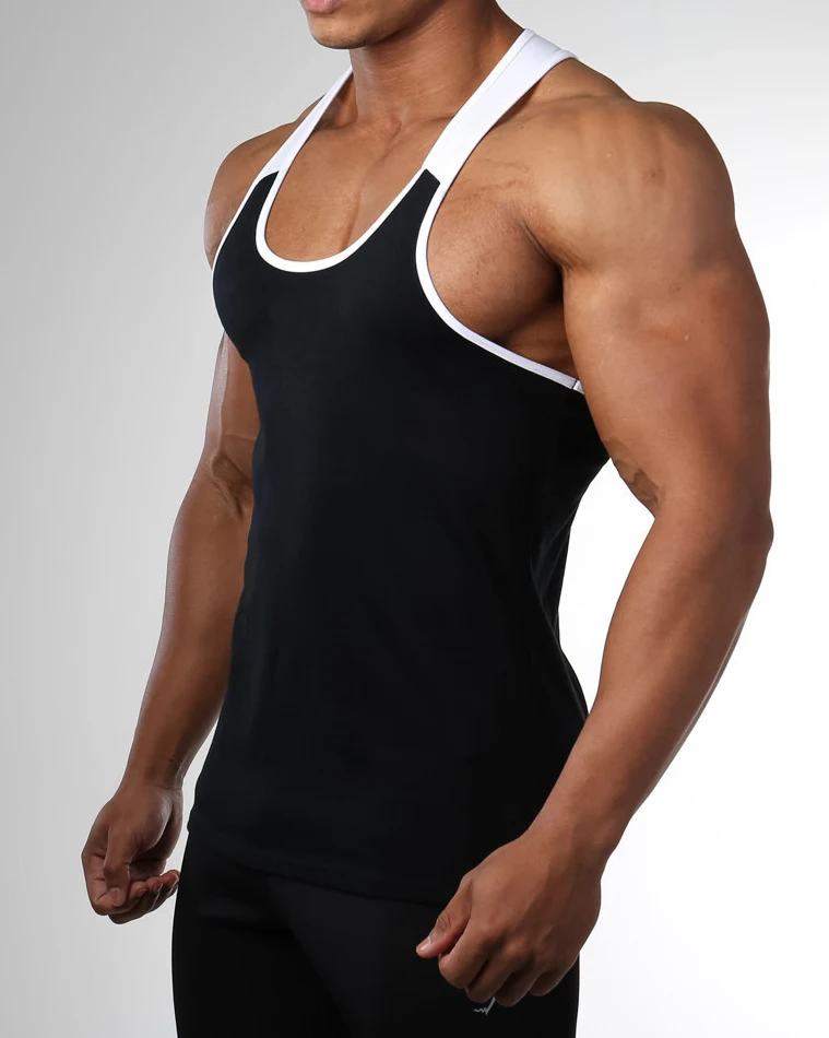 
wholesale Training poly/cotton stringer/singlet/tank top/vest 