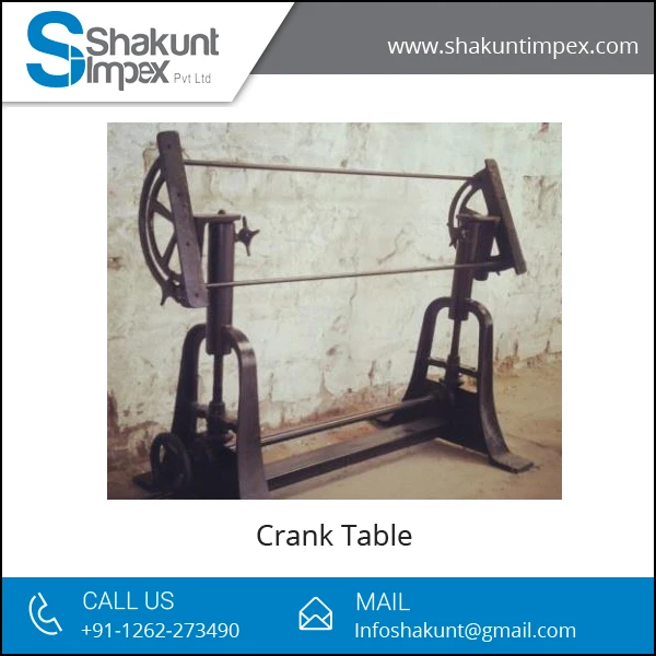 
Industrial Draft Crank Table at Sale Price 