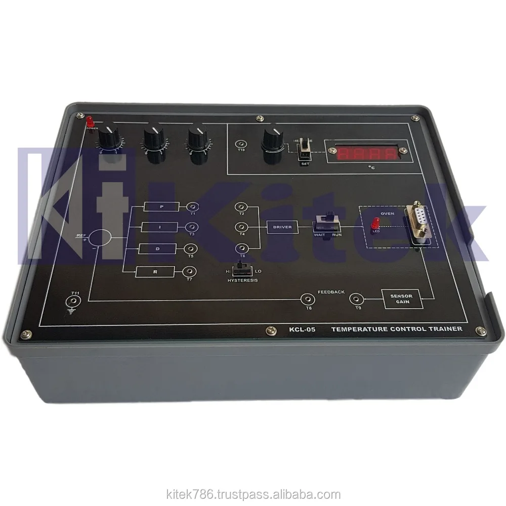 BEST QUALITY TEMPERATURE CONTROLLER TRAINER KIT WITH IN BUILT POWER SUPPLY BY KITEK MODEL KCL 05