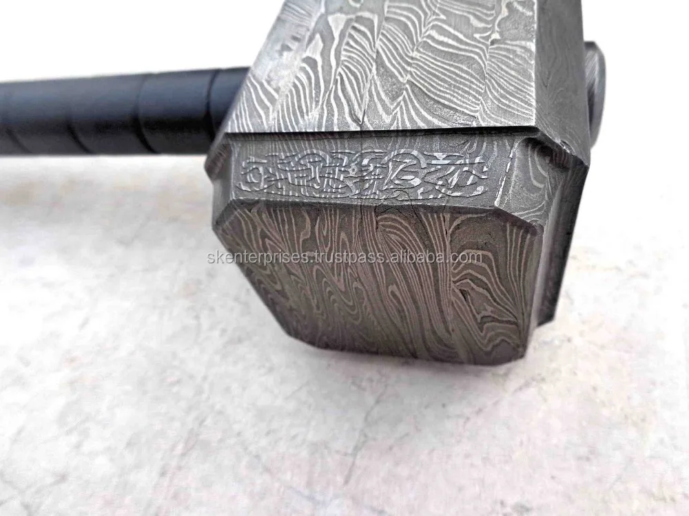 Hand Forged Damascus Hammer