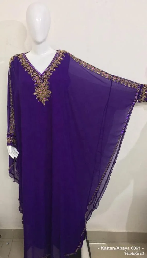 Trendy New Models DUBAI MOROCCAN STYLE Dress Party Wear Gown FARASHA ABAYA KAFTAN CAFTAN for Women Full Natural OEM Service