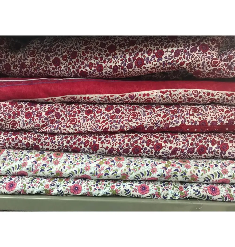 beautiful Floral print 100% cotton voile dress material multicolor fabric