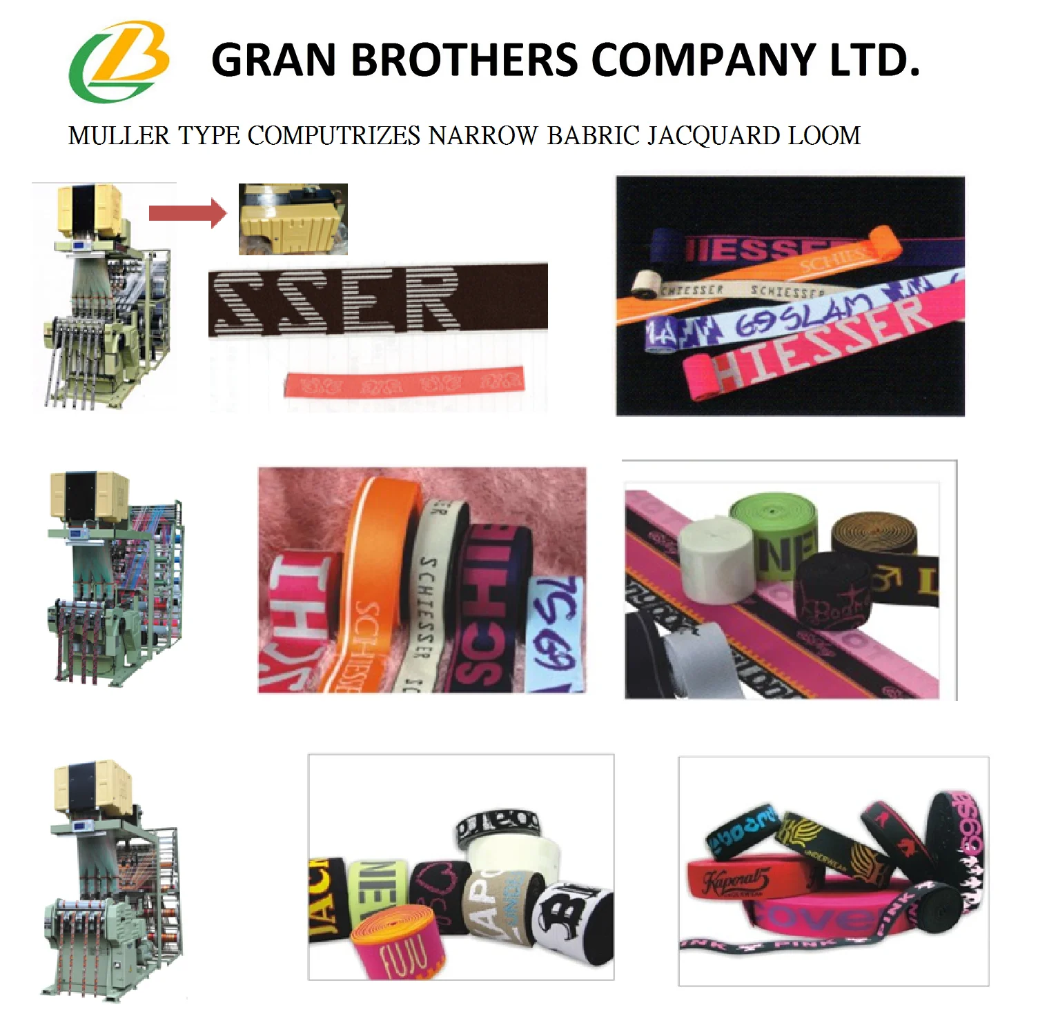 
all kind of the narrow tape making 