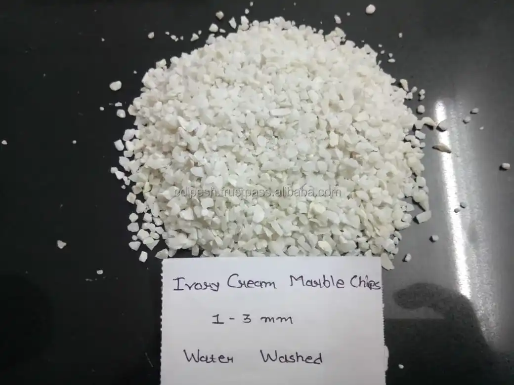 supplier water wash quality crushed yellow marble chips aggregate stone for industrial epoxy flooring and landscaping