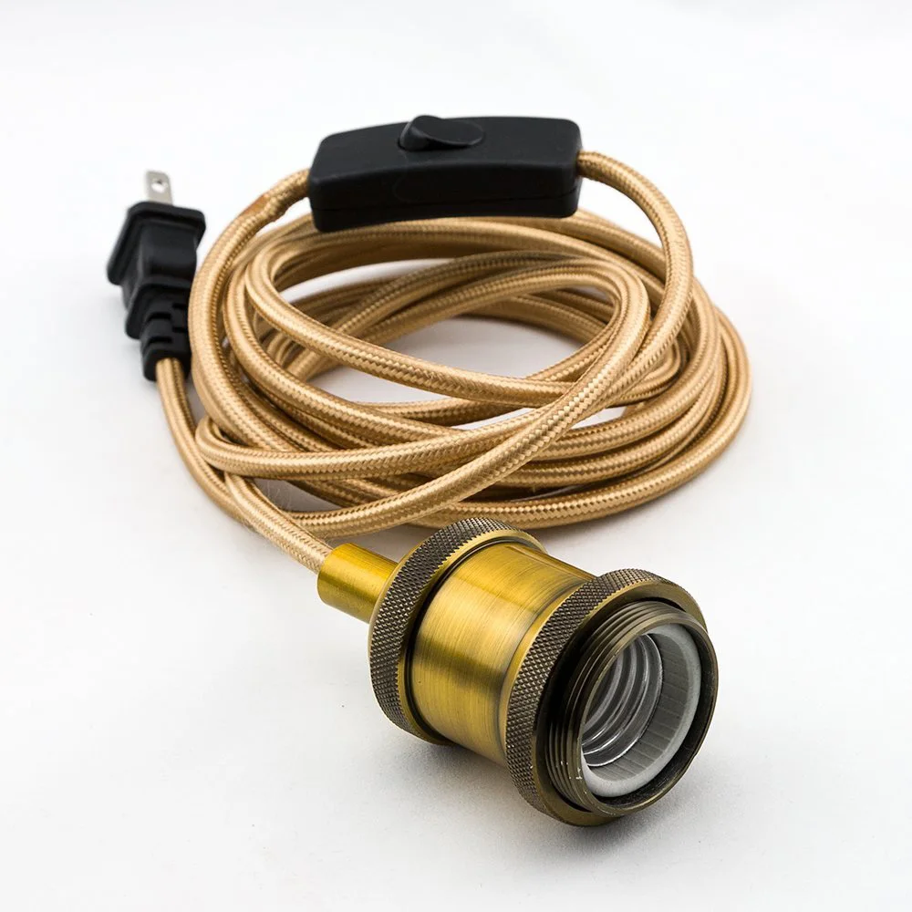 Алюминиевая металлическая крышка керамический патрон Эдисон Освещение Подвеска Аксессуары