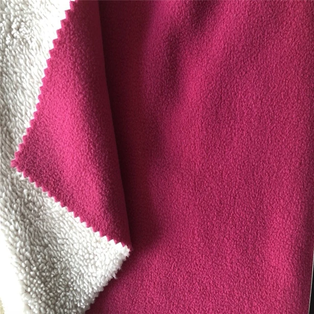 Однотонный Шерпа флис склеивание Микро Полярный Флис для