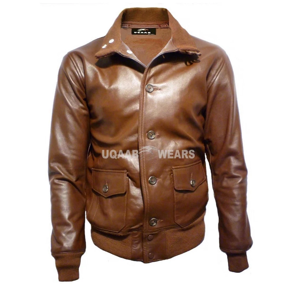Мужские A-1 летная куртка 1930 во-первых ВВС США кожаная куртка-бомбер, WWII, солнцезащитные очки-авиаторы в стиле милитари Air force пилот Летающий из натуральной кожи в стиле ретро куртка