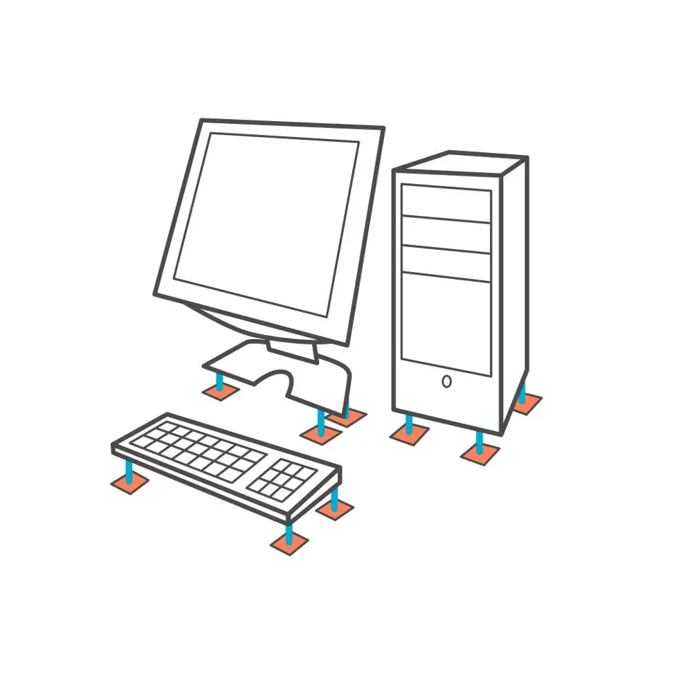 Japan made new gel material Proseven adhesive pads for household electrical appliances