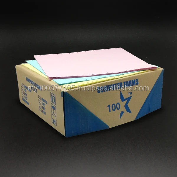 
9.5 * 11 inch 4 ply computer forms carbonless ncr paper 