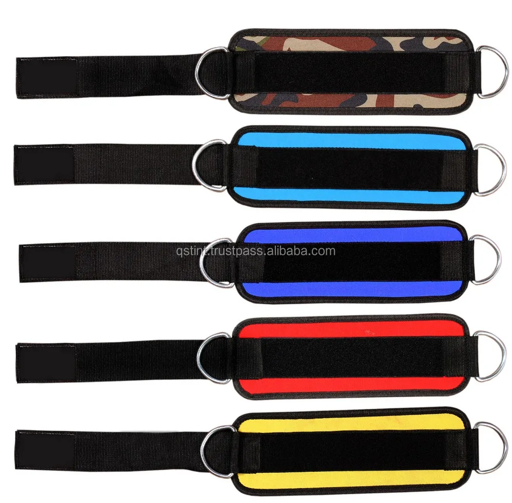 Gym Weight lifting ankle straps Adjustable Ankle Pulling Straps for men and women