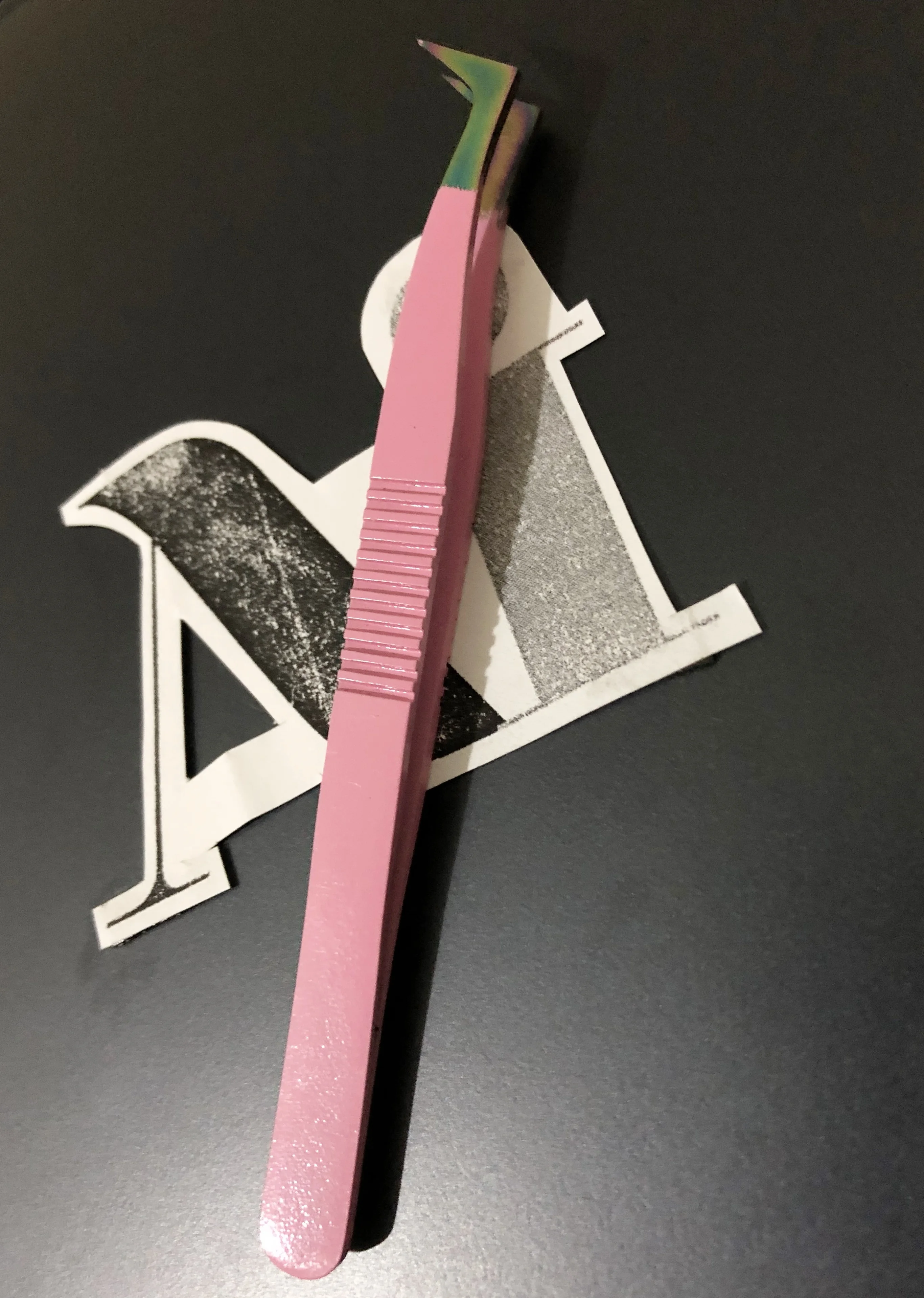 Pink Coated Russian Boot Volume Eyelash Tweezers Sustainable Stainless Steel Eyelash Extension Tweezers With Custom Logo
