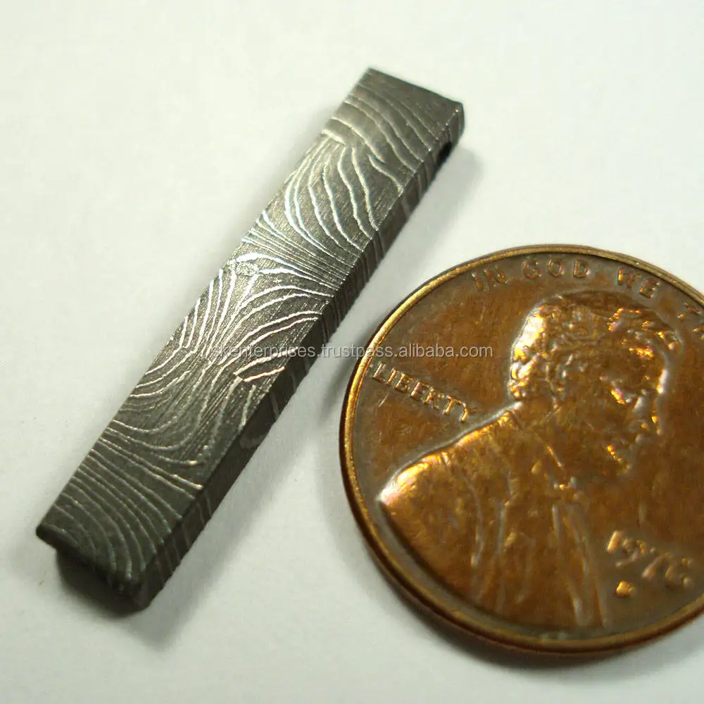 Damascus Steel Twist Square Bar For Ring& Jewelry Making SK-145